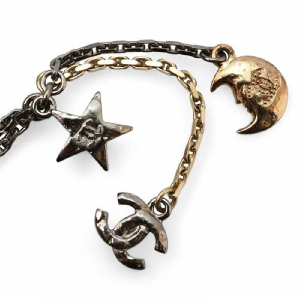 CHANEL Authentic Gold Logo Bracelet - Picture 4 of 5